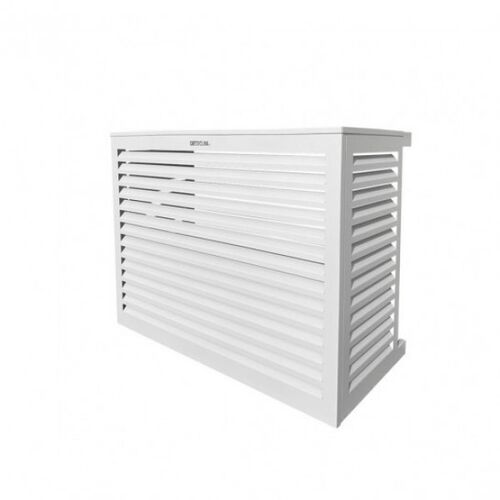 chaudiere  Cache climatiseur Aluminium Blanc