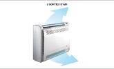 climatisation Airwell XBD CONSOLE DOUBLE FLUX<br />R410A