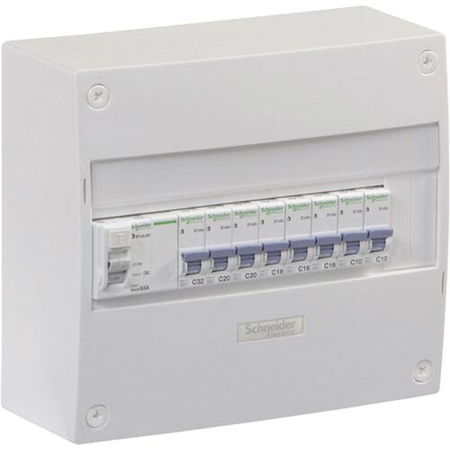 tableau-electrique-equipe-et-precable-schneider-electric-1-rangee-13-modules Tableau Electrique